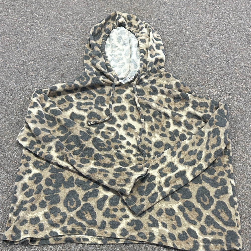 Leopard Print Hoodie